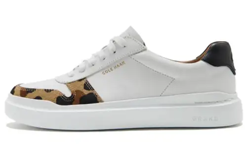 COLE HAAN Cow Leather Low top Skateboard Shoes Women's White