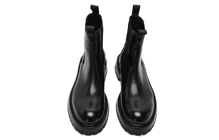 Viplander Top Grain Cow Leather Comfortable 16cm Chelsea Boots Men's