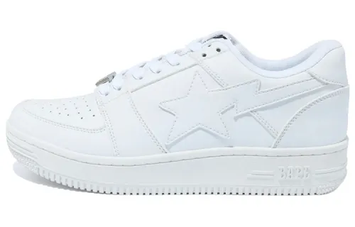 BAPE STA Low White