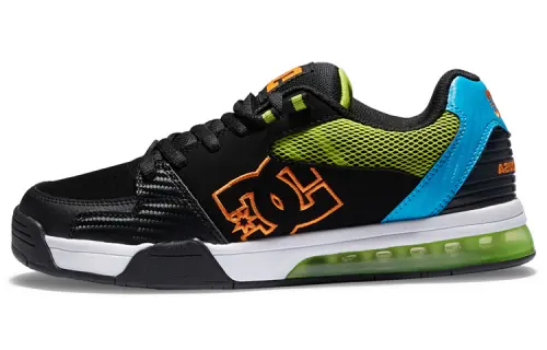 DC Shoes Versatile Mesh, Suede Low top Sports Casual Shoes Men's Black