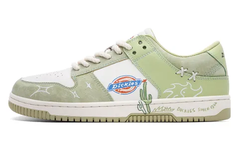 Dickies Slip-Resistant, Abrasion-Resistant, Lightweight Low-top Skateboard Shoes Men's Avocado Green
