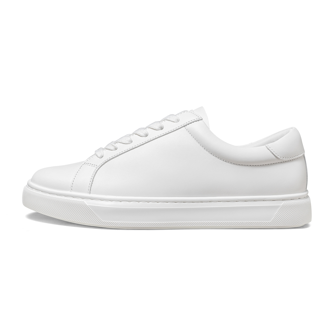THOM WILLS White Sneakers Breathable Abrasion Resistant Cushioning Stylish Skateboarding Shoes Unisex White