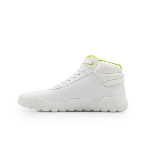 CAT Hex+Mid Canvas CODE Fabric Lightweight High top Outdoor Shoes Unisex White