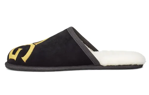 UGG Scuff Logo Slipper Black Gold