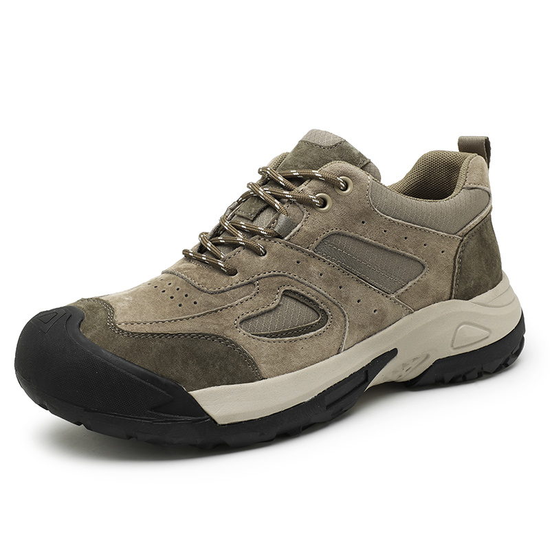 JIGONGYANG Pigskin Low top Hiking Shoes Men’s