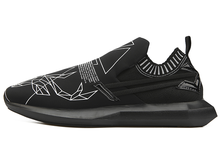 NORVINCY Cushioning Slip Resistant Breathable Lightweight Low top Running Shoes Unisex Black