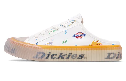 Dickies Breathable And Lightweight Low top Canvas Shoes Women's White