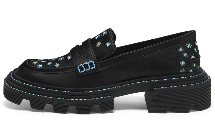 COCO CAPITÁN x CHARLES&KEITH Pu Platform Shoes Women's Black