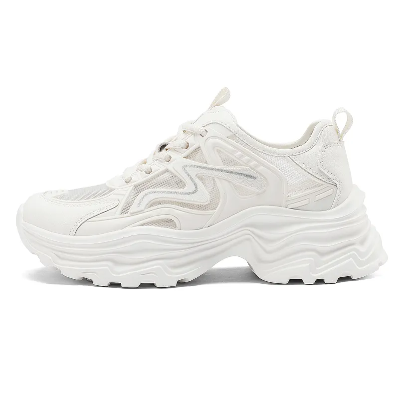 D FUSE SCANDINAVIA Cushioning Slip Resistant Abrasion Resistant Low top Chunky Sneakers Women's