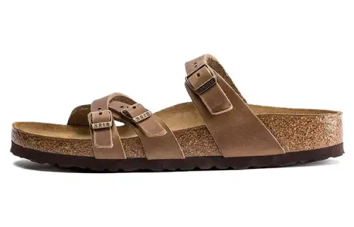 Franca Wmns Birkenstock Oiled Leather Sandal 'Tobacco Brown' Women's