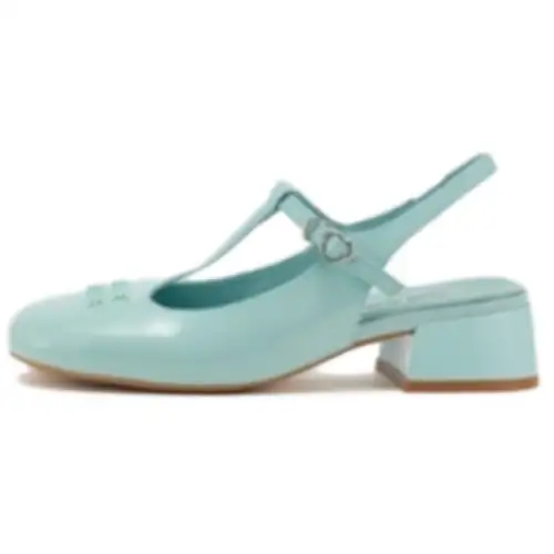 Teenie Weenie Leather Mary Jane Shoes 4.4cm Women's