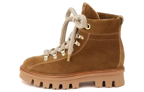 Agl lace-up suede ankle boots Women's