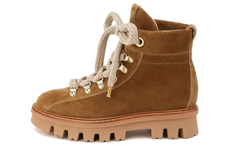 Agl lace-up suede ankle boots Women's