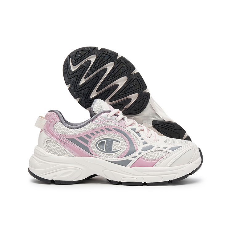 Champion Low top Running Shoes Unisex Milk White/Rose Purple