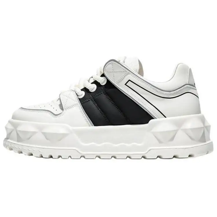 JANE HARLOW Synthetic Leather Low top Casual Shoes Men's White
