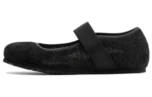 Birkenstock Suede Casual Shoes Women's Black Narrow