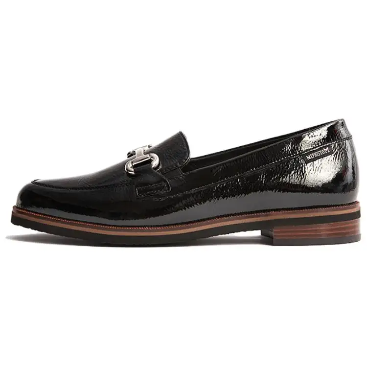 MEPHISTO Top Grain Cow Leather Loafers 3cm Women's
