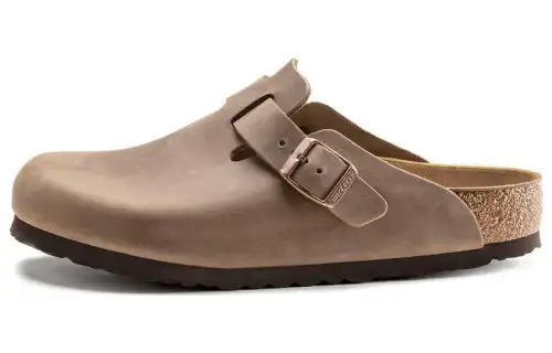 Boston Wmns Birkenstock Oiled Leather 'Tobacco Brown'
