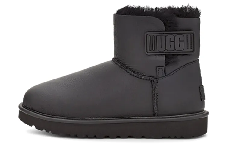 UGG Mini Bailey Logo Strap 'Black' Women's