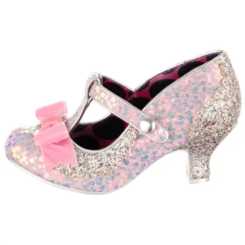 IRREGULAR CHOICE Pu Comfortable High Heels Women's Light Pink