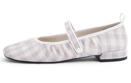 CHARLES&KEITH Women's Casual Shoes Women's Low Top Light Purple Gray