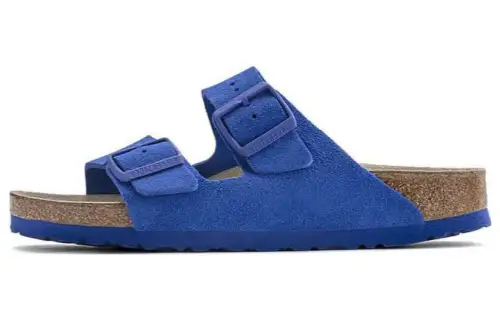 Birkenstock Arizona Sfb Vl Suede Sandals 'Ultra Blue' Women's