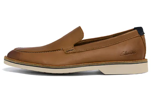 Clarks Leather Men's Casual Shoes Men's Dark Umber