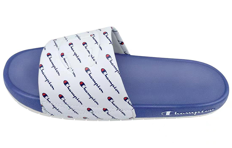 Champion Campus Slide Slippers Unisex White/Blue