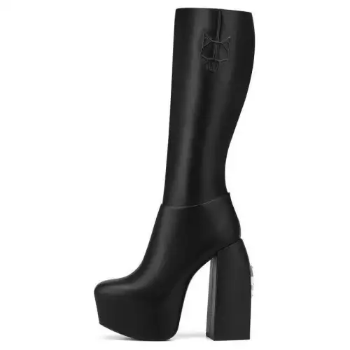 Naked Wolfe Sting Leather Ankle Boots Women's Black