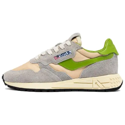 AUTRY Reelwind Nylon Low top Casual Shoes Men's Beige Green