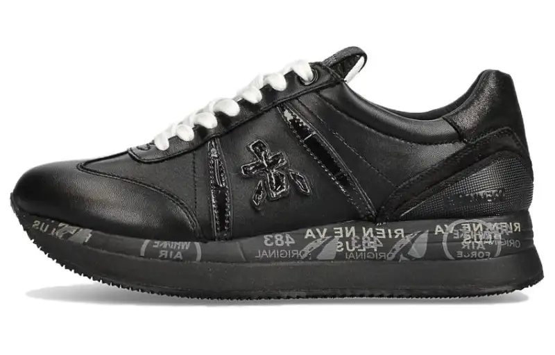 PREMIATA Abrasion Resistant Low top Casual Shoes Women's Black