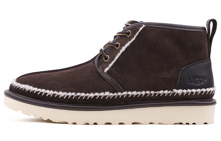 UGG Neumel Stitch Fleece Lined Snow Boots Coffee