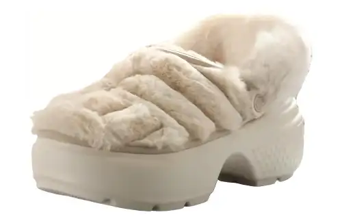 Crocs Stomp Quilted Clog Clogs Women's Ecru