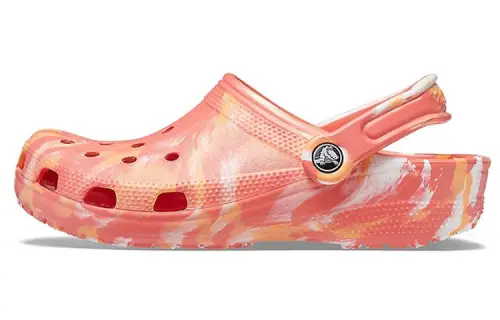 Crocs Beach Orange Marble Sandals
