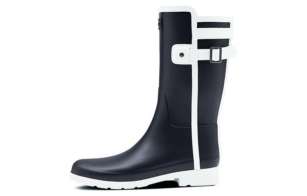 HUNTER Refined Thermal Slip Resistant Slip Resistant Rain Boots Women's Marine Blue