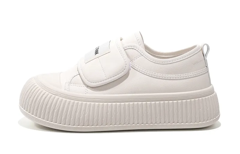 PAUL FRANK Hook and loop Height Increasing Lightweight Breathable Low top Skateboard Shoes Women's