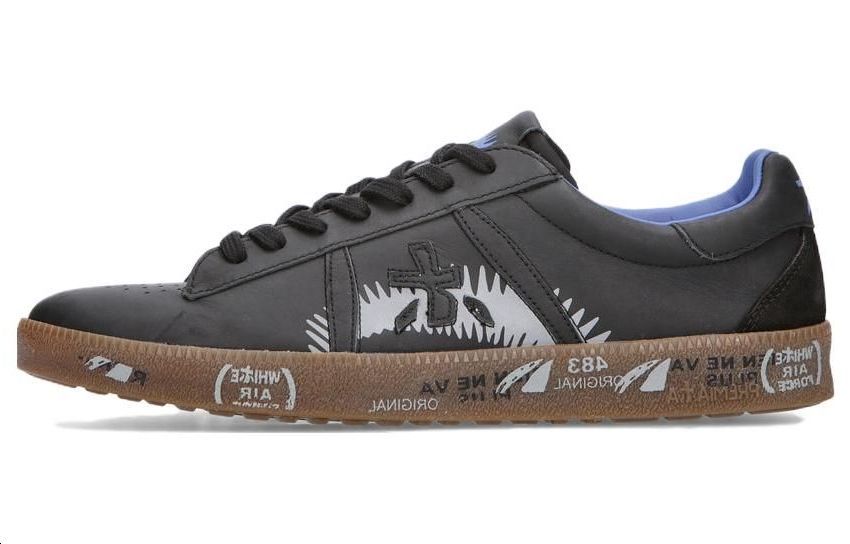 PREMIATA Andy Calfskin Low top Skateboard Shoes Men's Black