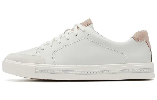 Clarks Stylish Skateboarding Shoes Women's White