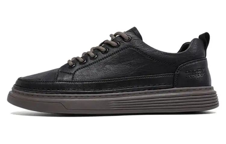 FAIRWHALE Stylish Skateboarding Shoes Men's Black White