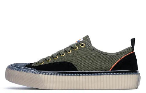 Dickies Canvas Shoes Men's Low Top Army Green
