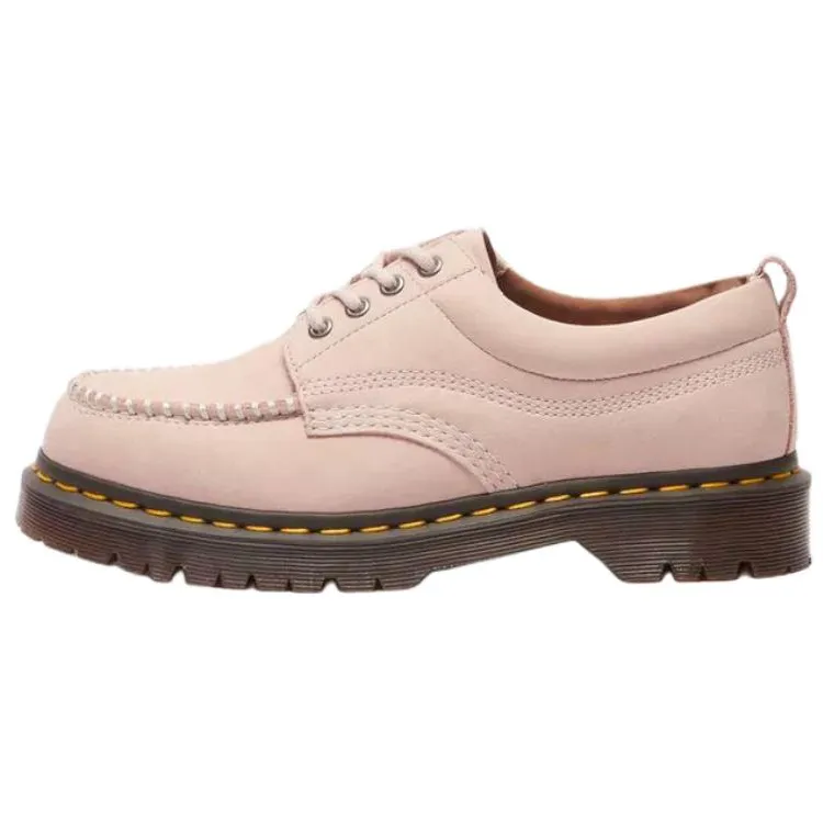 Dr. Martens Lowell Buttersoft Leather Moc Toe Shoes Powder Pink