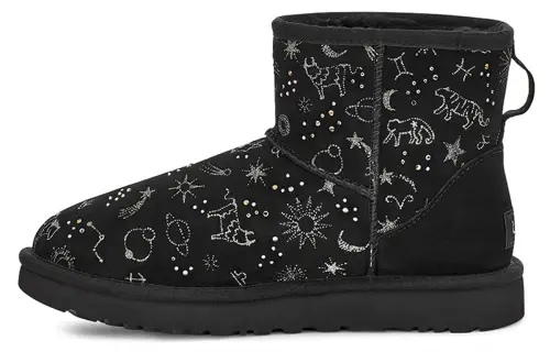 UGG Classic Zodiac Mini Snow Boots Black Women's