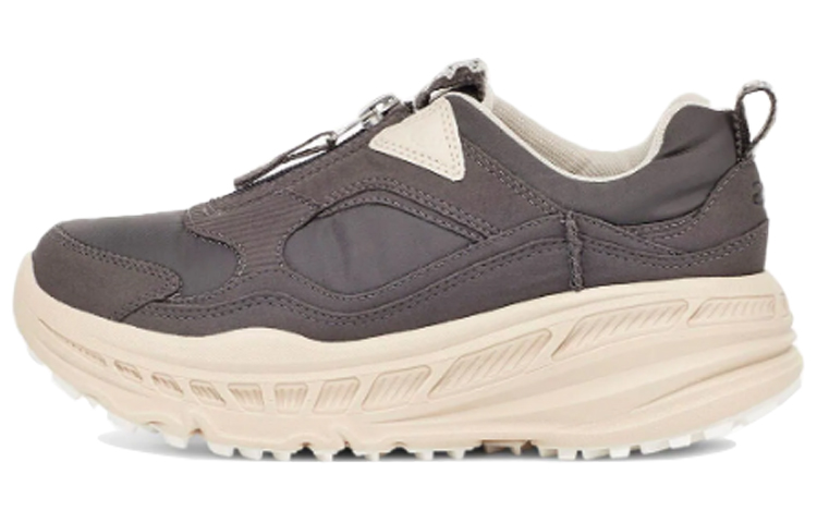 UGG CA805 Zip Thick Sole Sports Shoe Gray White Women's