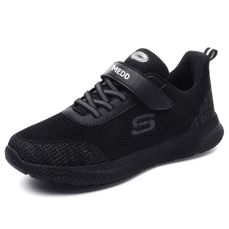 Medd Walking Shoes Unisex Low Top Black
