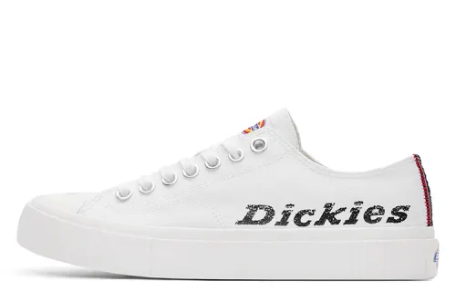 Dickies Canvas Shoes Unisex Low Top White