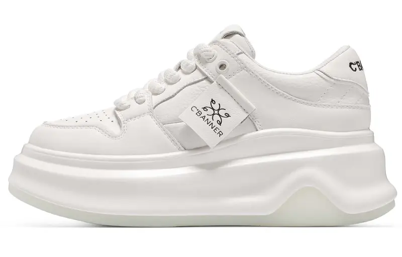 C°BANNER Leather Low top Skateboard Shoes Women's