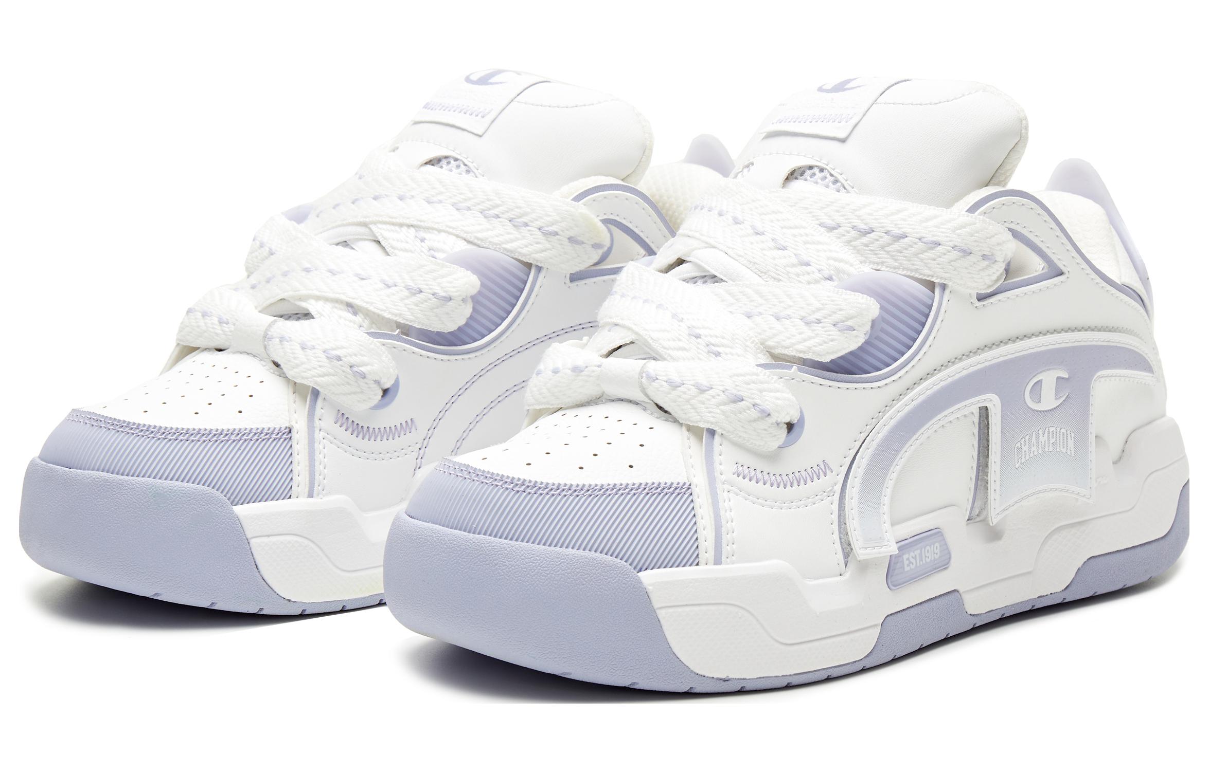 Champion Low top Skateboard Shoes Women's Gray Purple