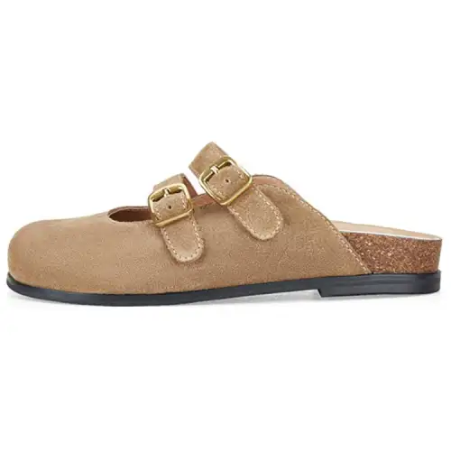 D FUSE SCANDINAVIA Rubber Sole Abrasion Resistant Closed Toe Slippers Women's