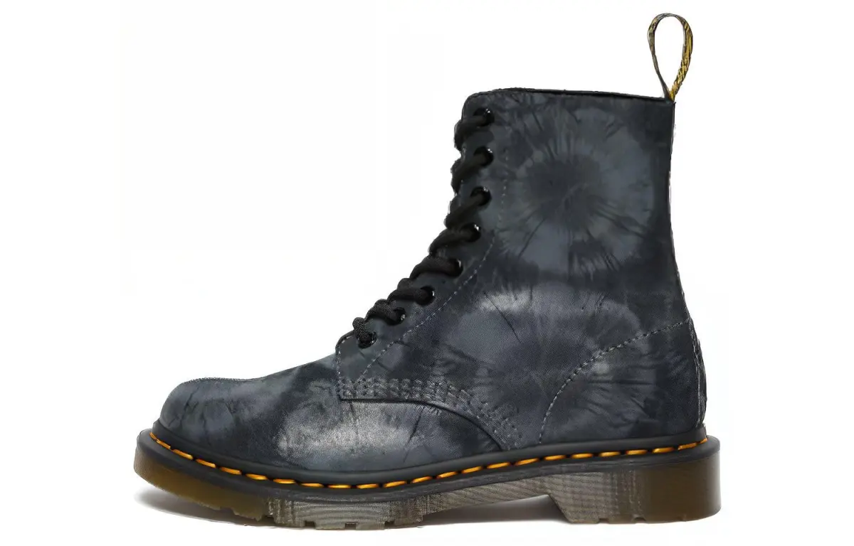 Dr.Martens 1460 Short Combat Boots Women's Black Gray