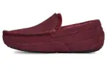 UGG Ascot Suede Casual Shoes Men's Burgundy